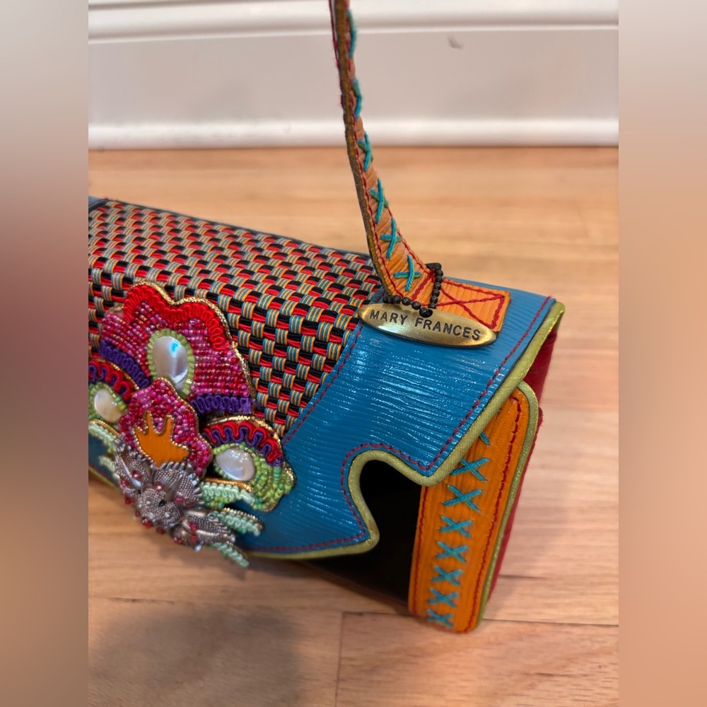 Mary Frances embellished multicolor shoulder bag with intricate beading - Picture 7 of 12